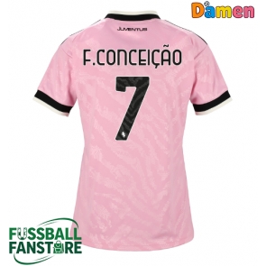 Juventus Francisco Conceicao #7 Replik Auswärtstrikot Damen 2026-27 Kurzarm
